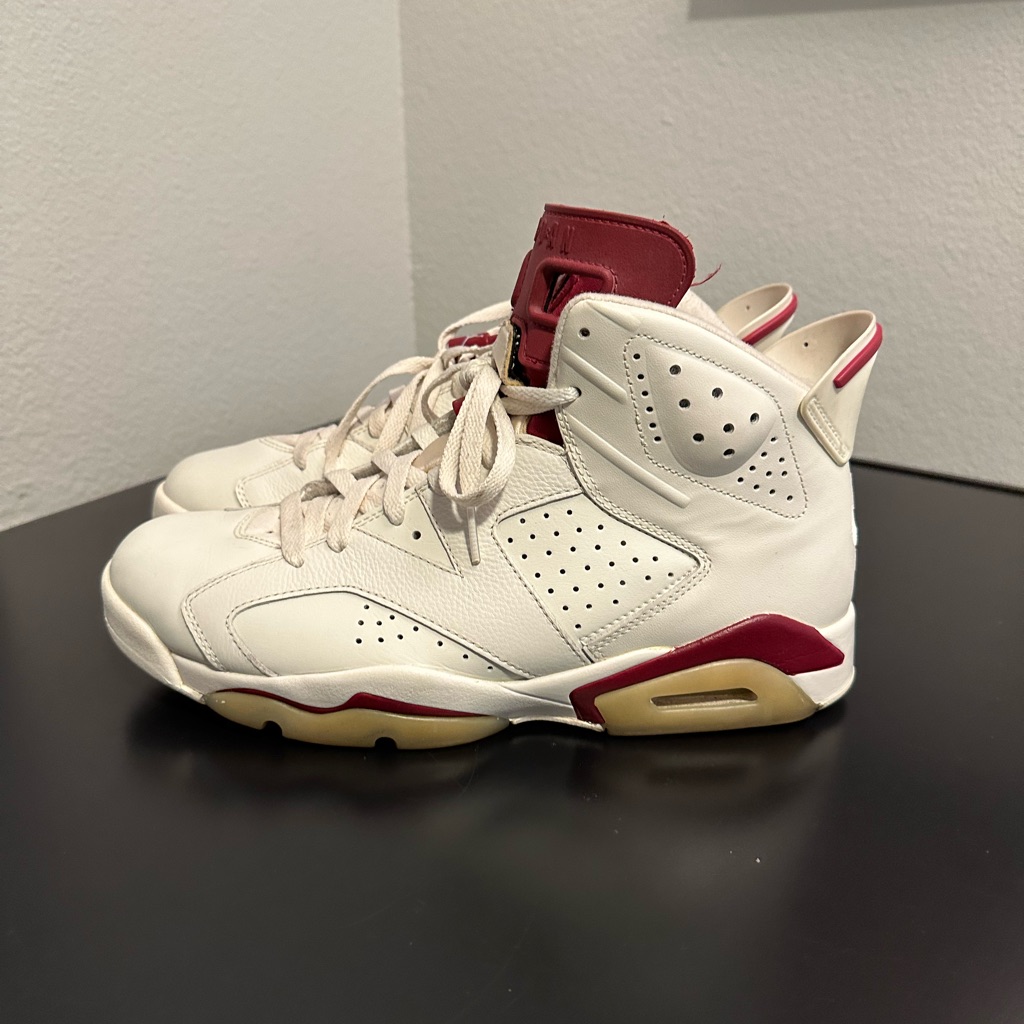 Nike Air Jordan 6 Retro Maroon 2015 Size 10